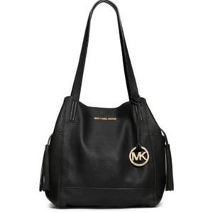 Michael Kors Black Ashbury Leather Large Shoulder Bag